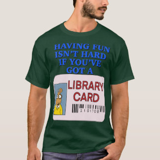 Camiseta Tarjeta de biblioteca