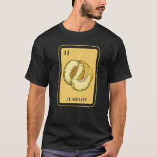 Camiseta Tarjeta de Bingo Tradicional El Melon Mexicana