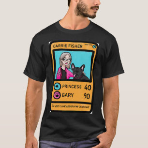 Camiseta Tarjeta de Colección de Carrie Fisher