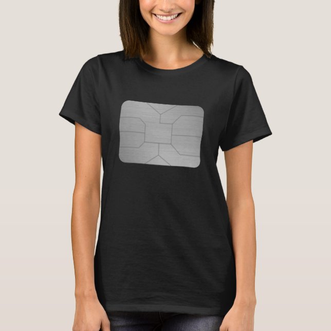 Camiseta Tarjeta de crédito Silver Processing RFID Security (Anverso)