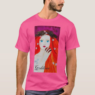 Camiseta Tarjeta de diosa del Oráculo Serendipio