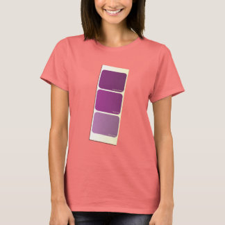 Camiseta Tarjeta de ejemplo Purple Paint
