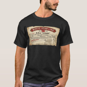 Camiseta Tarjeta de embarque del "Viaje inaugural del Titan