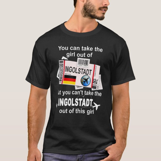 Camiseta Tarjeta de embarque Ingolstadt - Chica Ingolstadt  (Anverso)