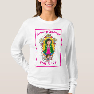Camiseta Tarjeta de felicitación plegada de nuestra Señora