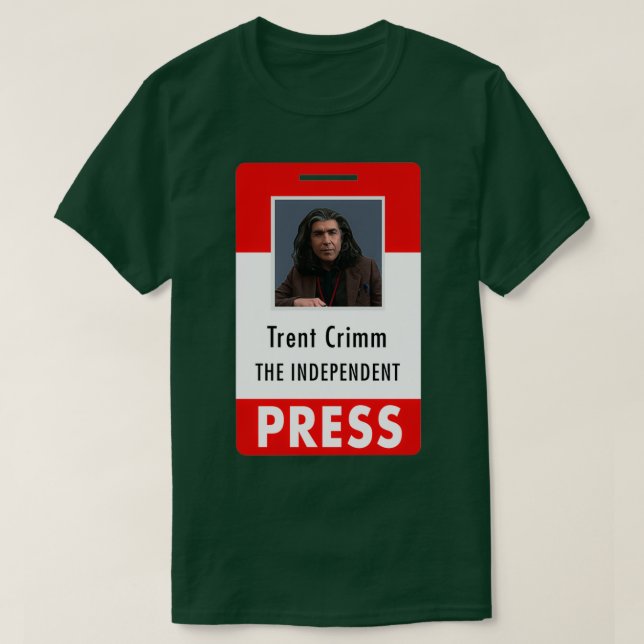 Camiseta Tarjeta de identificación Trent Crimm 2 (Diseño del anverso)