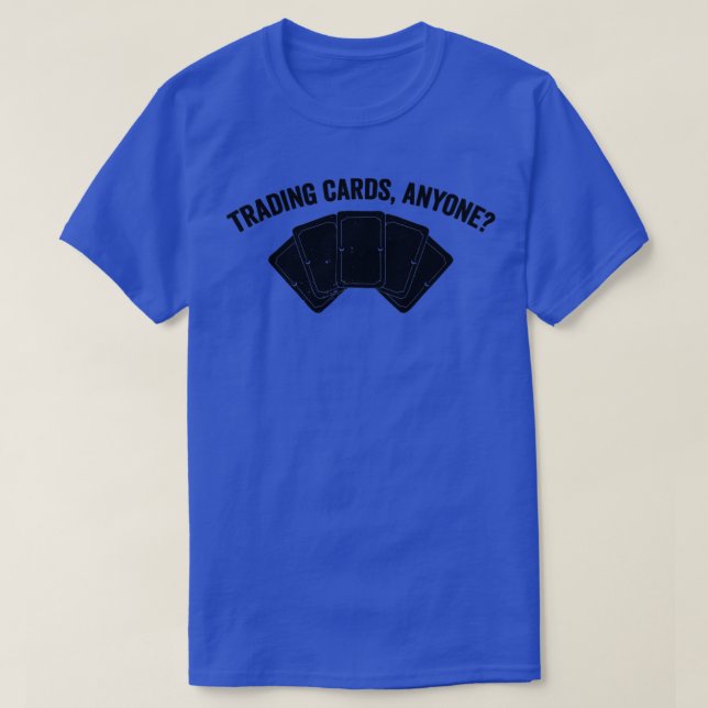 Camiseta Tarjeta de intercambio divertida Juego de cartas T (Diseño del anverso)