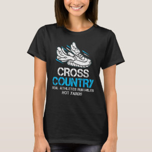Camiseta Tarjeta de jogging de millas para los atletas real