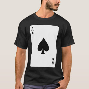 Camiseta Tarjeta de juego Ace of Spades