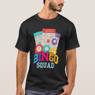 Camiseta Tarjeta de juego Bingo Squad Bingo Team