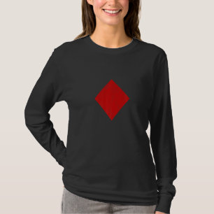 Camiseta Tarjeta de juego de diamantes