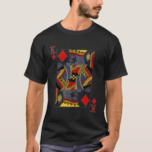 Camiseta Tarjeta de juego de póquer de Blackjack King Of Di