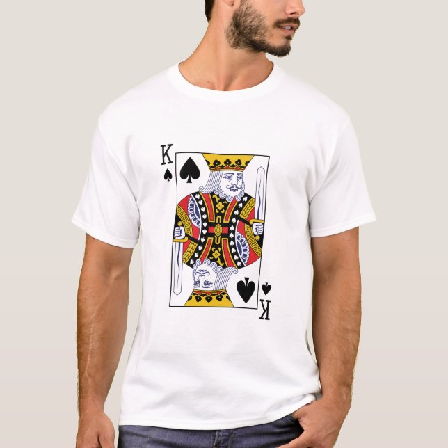 Camiseta Tarjeta de juego del Casino de juego del Rey de la (Anverso)