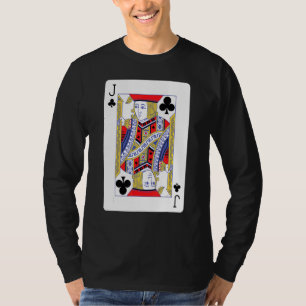 Camiseta Tarjeta De Juego Jack Of Clubs