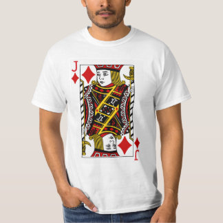 Camiseta Tarjeta De Juego Jack Of Diamonds