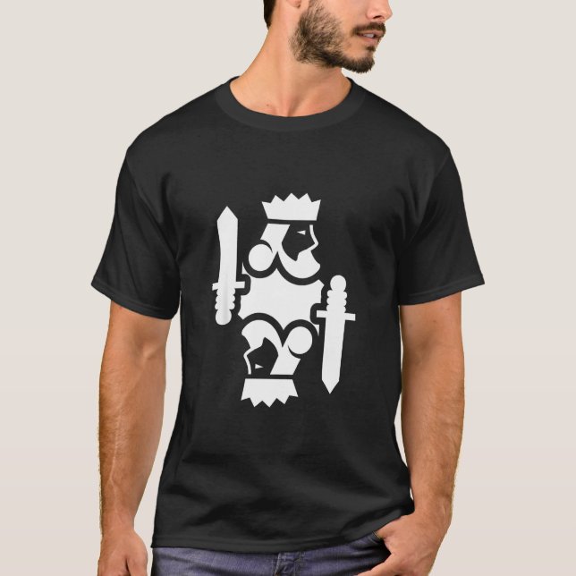 Camiseta Tarjeta de juego King (Anverso)