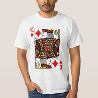 Camiseta Tarjeta de juego Rey de Diamantes