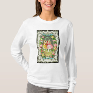 Camiseta Tarjeta de la tarjeta del día de San Valentín de
