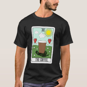 Camiseta Tarjeta de lectura Coffee Tarot