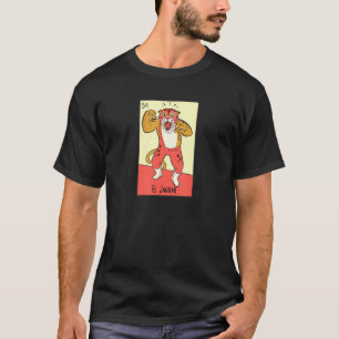 Camiseta Tarjeta de lotería de luchador de Luchador mexican