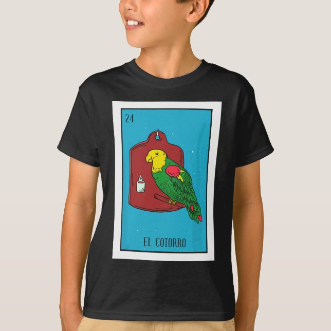 Camiseta Tarjeta de lotería El Cotorro Regalo La Tarjeta De (Anverso)