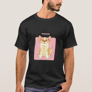 Camiseta Tarjeta de mamá Corgi Pembroke Welsh Corgis Pwc pe