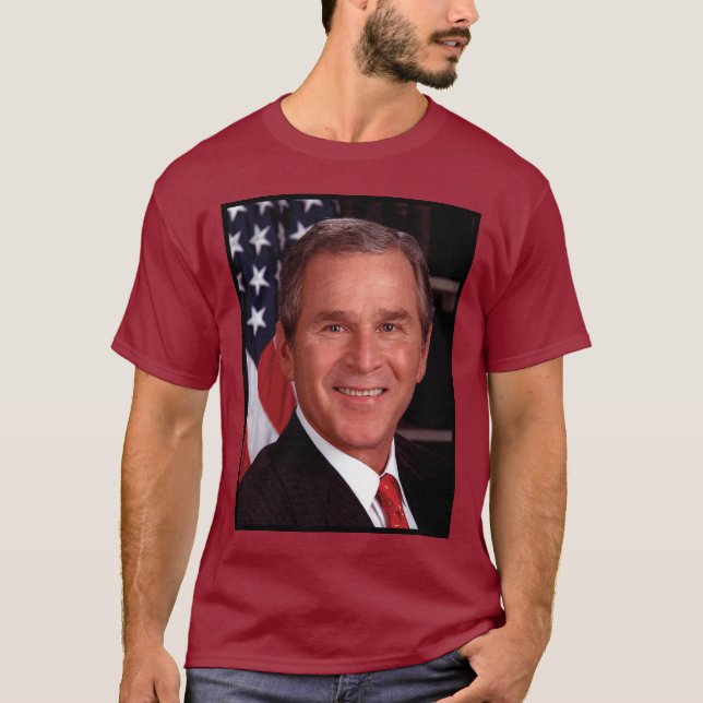 Camiseta Tarjeta de Navidad del Presidente estadounidense G (Anverso)