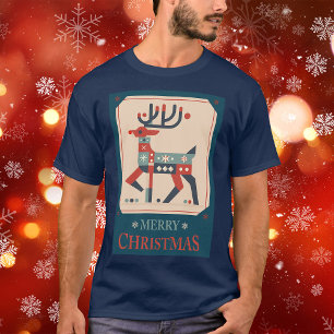 Camiseta Tarjeta de navidades con diseño de Ilustracion de
