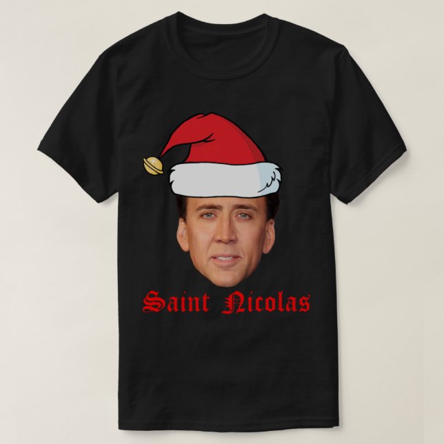 Camiseta Tarjeta de Navidades de la jaula de San Nicolás (Diseño del anverso)