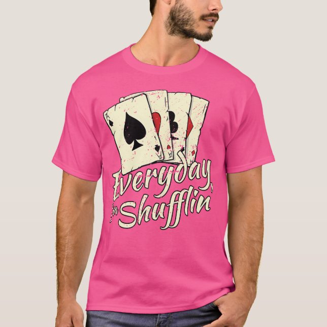 Camiseta Tarjeta de póquer del distribuidor de Casino de Sh (Anverso)