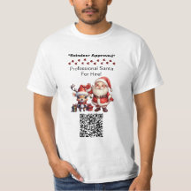 Tarjeta de presentación de Santa Claus con dos car