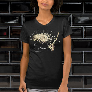 Camiseta Tarjeta de presentación dorada brillante de emplea