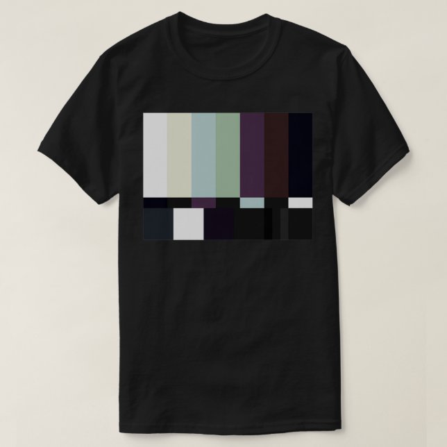 Camiseta Tarjeta de prueba de TV (Diseño del anverso)