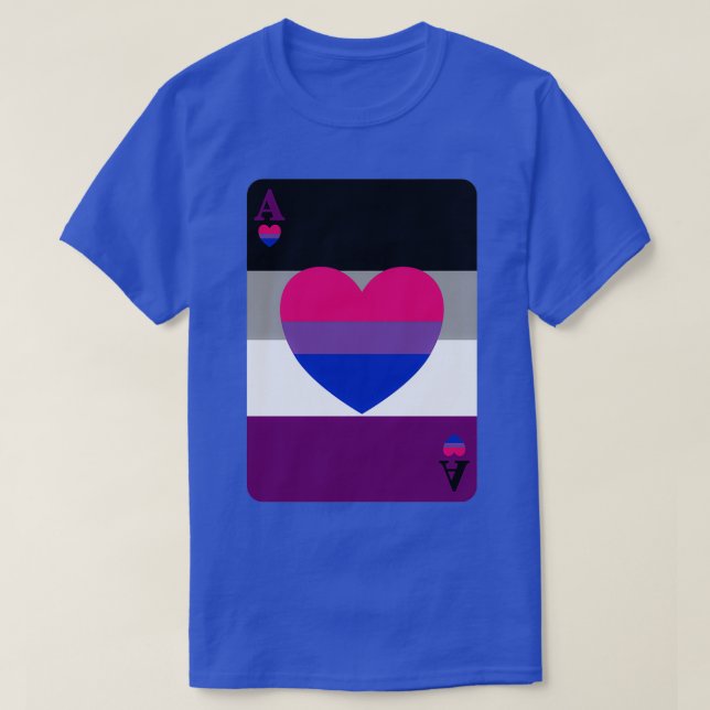 Camiseta Tarjeta de reproducción de hielo Asexual y Biromán (Diseño del anverso)