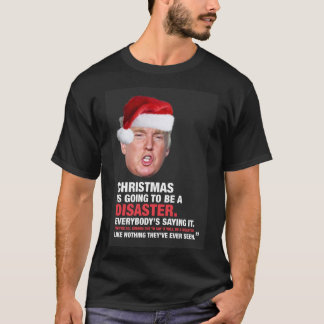 Camiseta Tarjeta de saludo por Desastre para Navidades Dona