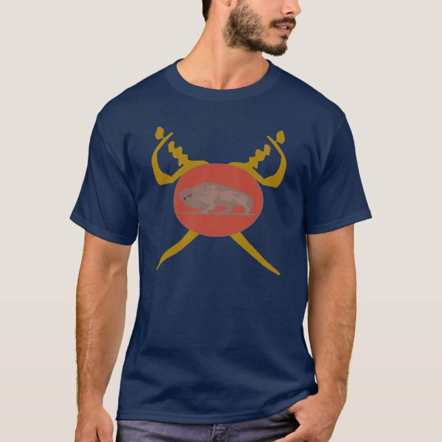 Camiseta Tarjeta de soldado de búfalo (Anverso)