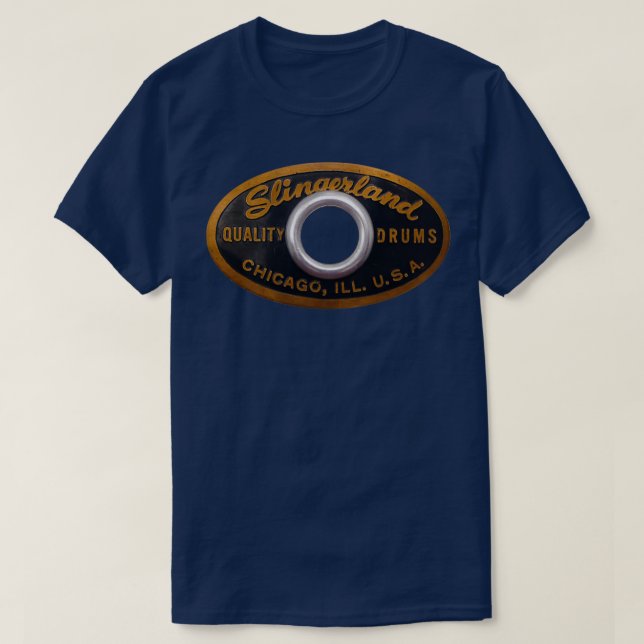 Camiseta Tarjeta de tambor de Slingerland  (Diseño del anverso)