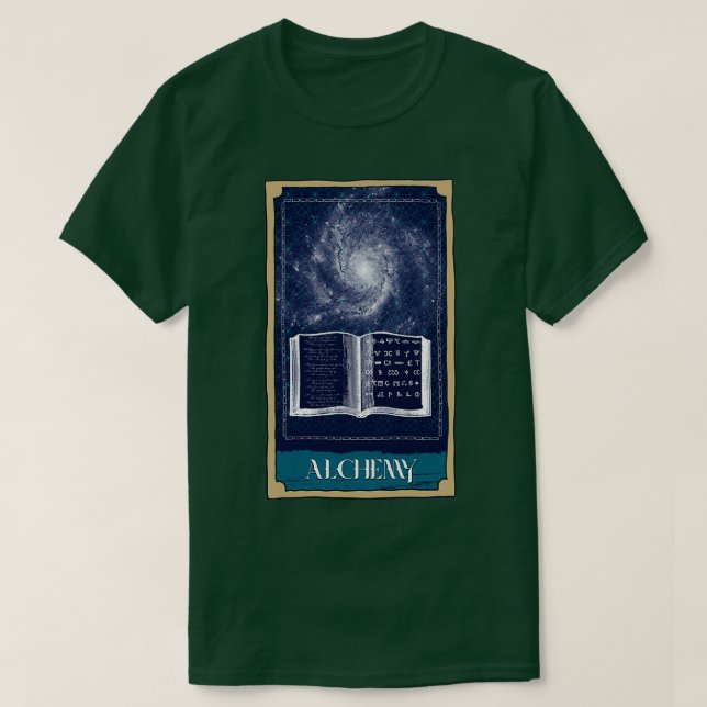 Camiseta Tarjeta de tarot ALCHEMY (Diseño del anverso)
