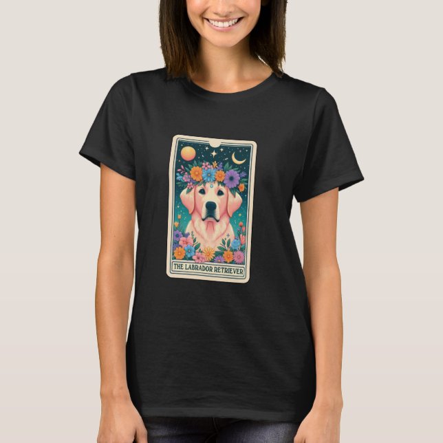 Camiseta Tarjeta de Tarot de Labrador Retriever (Anverso)