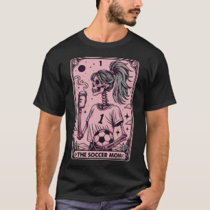 Camiseta Tarjeta de Tarot de Mamá de Fútbol Femenino, Mamá