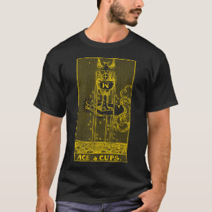 CAMISETA TARJETA DE TAROT VINTAGE ACE DE CUPS