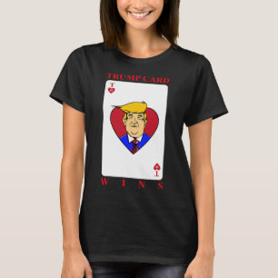 Camiseta Tarjeta de Trump gana elecciones presidenciales