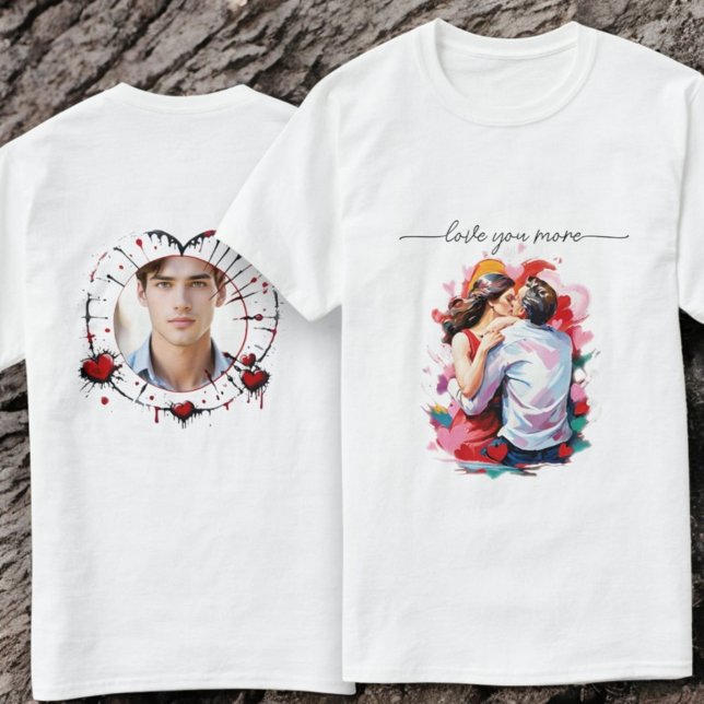 Camiseta tarjeta de vacaciones suave de los amantes (Subido por el creador)