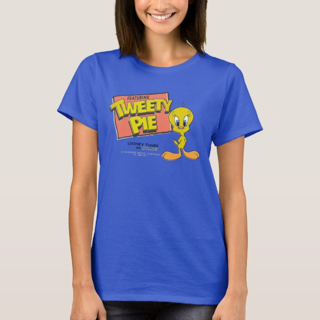 Camiseta Tarjeta de vestíbulo retro LOONEY TUNES™ TWEETY™ (Anverso)