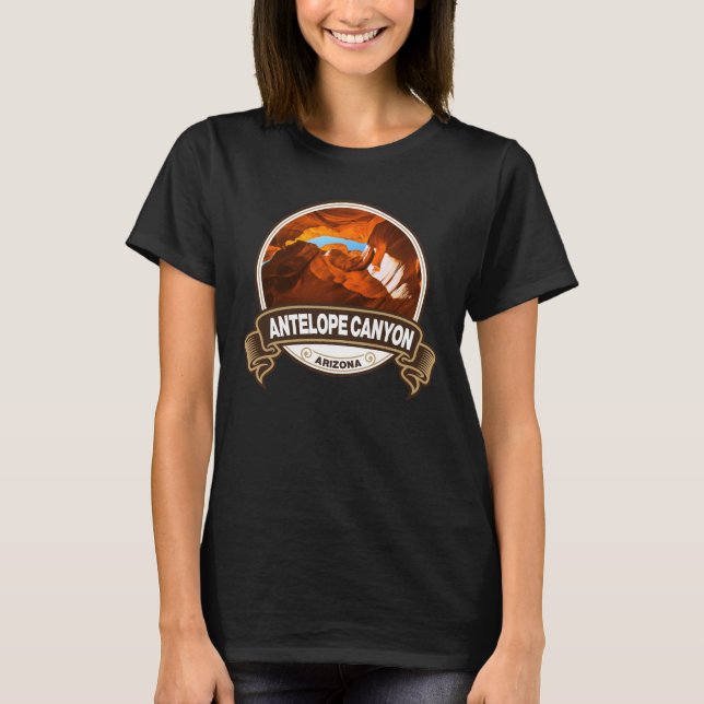 Camiseta Tarjeta de viaje Antelope Canyon Arizona (Anverso)