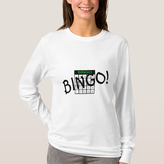 Camiseta Tarjeta del bingo (Anverso)