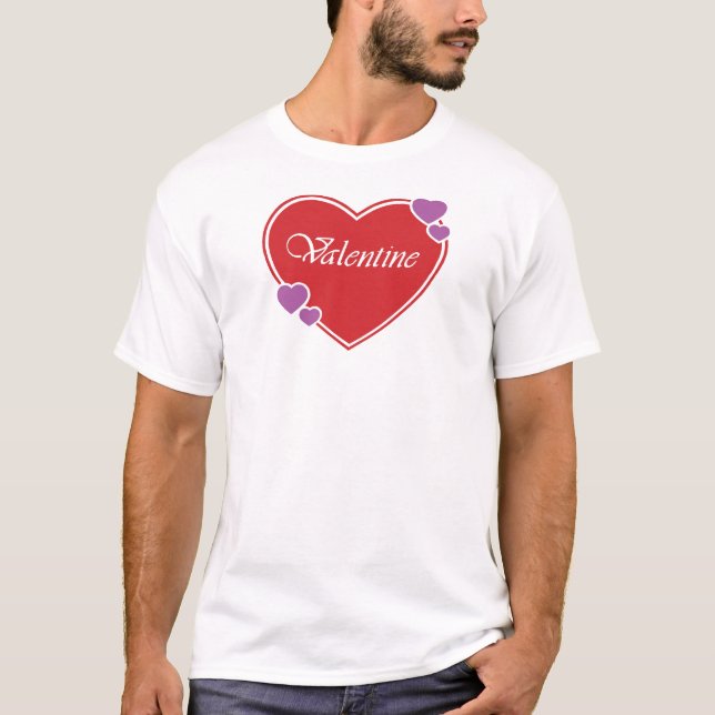 CAMISETA TARJETA DEL DÍA DE SAN VALENTÍN (Anverso)