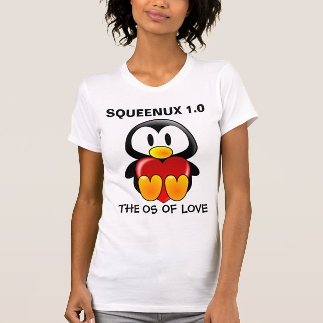 Camiseta Tarjeta del día de San Valentín del friki del (Anverso)