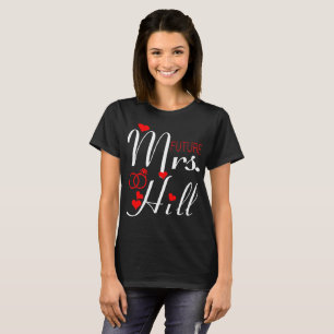 Camiseta Tarjeta del día de San Valentín futura de señor