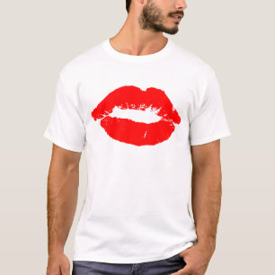 Camiseta Tarjeta del día de San Valentín roja de la pasi